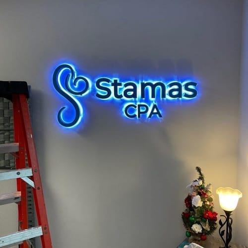 3D Back-lit Sign