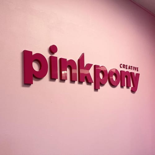 2D Metal Sign