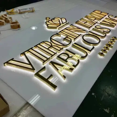 3D Back-lit Sign
